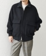 SHIPS any: PURE WOOL MELTON �_�[�r�[ �u���]���� �u���b�N
