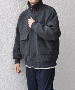 SHIPS any: PURE WOOL MELTON �_�[�r�[ �u���]����