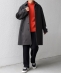 SHIPS any: PURE WOOL MELTON �X�e���J���[ �R�[�g 25AW��