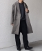 SHIPS any: PURE WOOL MELTON �_�u�� �`�F�X�^�[�R�[�g 25AW��