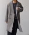 SHIPS any: PURE WOOL MELTON �_�u�� �`�F�X�^�[�R�[�g 25AW��