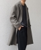 SHIPS any: PURE WOOL MELTON �_�u�� �`�F�X�^�[�R�[�g 25AW��