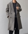 SHIPS any: PURE WOOL MELTON �_�u�� �`�F�X�^�[�R�[�g 25AW�� �O���[