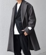 SHIPS any: PURE WOOL MELTON �_�u�� �`�F�X�^�[�R�[�g 25AW�� �`���R�[���O���[