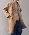 SHIPS any: PURE WOOL MELTON �_�u�� �`�F�X�^�[�R�[�g 25AW�� �x�[�W��