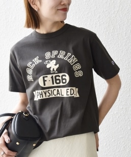 Champion:�q����@�\�r�O���t�B�b�N ���S �V���[�g �X���[�u TEE