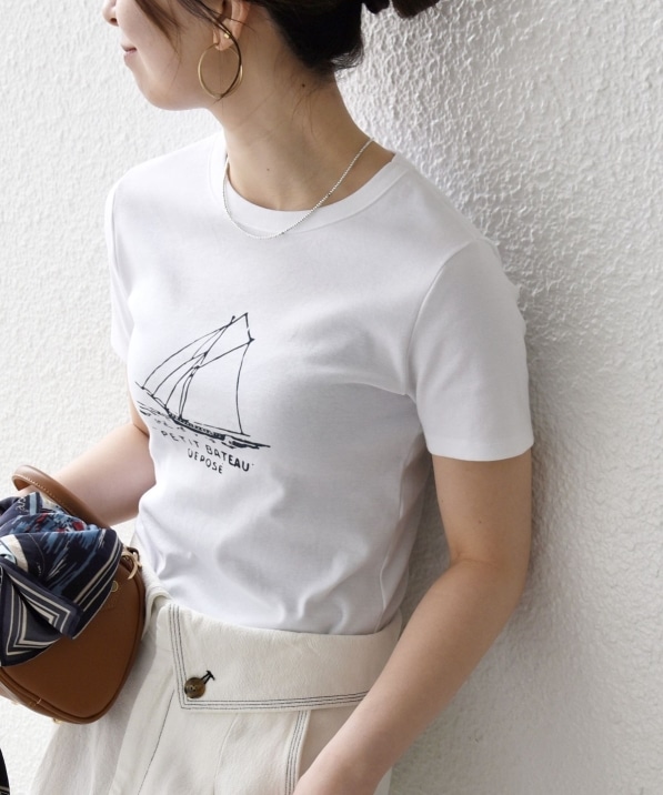 �s�ꕔ�ǉ��\��t�ySHIPS any�ʒ��zPETIT BATEAU: ���S �v�����g �R���p�N�g TEE 26SS