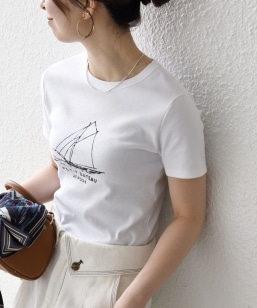�s�ꕔ�ǉ��\��t�ySHIPS any�ʒ��zPETIT BATEAU: ���S �v�����g �R���p�N�g TEE 26SS
