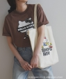 Hello Kitty × SHIPS any: �n���[�L�e�B �v�����g TEE �u���E��