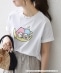 LITTLE TWIN STARS × SHIPS any: ���g���c�C���X�^�[�Y �v�����g TEE
