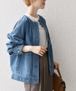 SHIPS any: �m�[�J���[ �f�j�� �u���]���mSHIPS any DENIM�n
