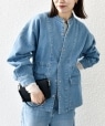 SHIPS any: �f�j�� ���[�N �W���P�b�g�mSHIPS any DENIM�n ���C�g�u���[