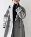 �yWEB����zSHIPS any: PURE WOOL �����O �e�[���[�h �R�[�g