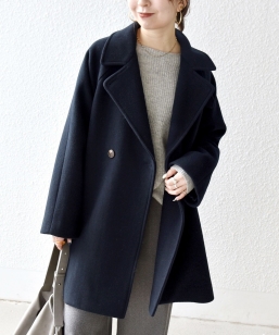 �s�ꕔ�ǉ��\��t�yWEB����zPURE WOOL �X�^���h & �e�[���[�h �n�[�t �R�[�g