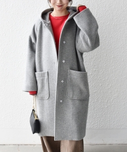 �s�\��tPURE WOOL �����O �t�[�f�B�[ �R�[�g