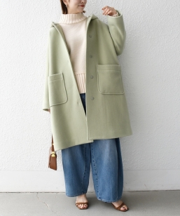 �s�\��tPURE WOOL �����O �t�[�f�B�[ �R�[�g