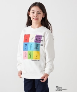 SHIPS any: SNOOPY �R���{ 75th �u���b�N �O���t�B�b�N �v�����g �X�E�F�b�g <KIDS>