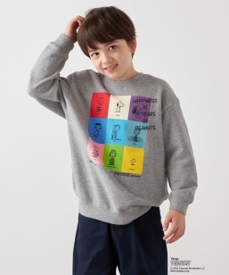 SHIPS any: SNOOPY �R���{ 75th �u���b�N �O���t�B�b�N �v�����g �X�E�F�b�g <KIDS>