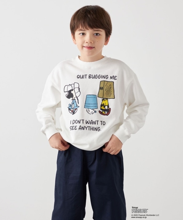 SHIPS any: SNOOPY �R���{ NOT THERE �O���t�B�b�N �v�����g �X�E�F�b�g <KIDS>