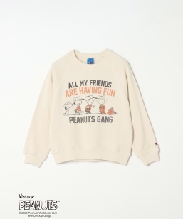 FRUIT OF THE LOOM: PEANUTS �R���{ �v�����g �X�E�F�b�g<KIDS>