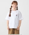 Hello Kitty × SHIPS any: �n���[�L�e�B �v�����g TEE <KIDS> �z���C�g�n1