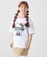 Hello Kitty × SHIPS any: �n���[�L�e�B �v�����g TEE <KIDS> �z���C�g�n3