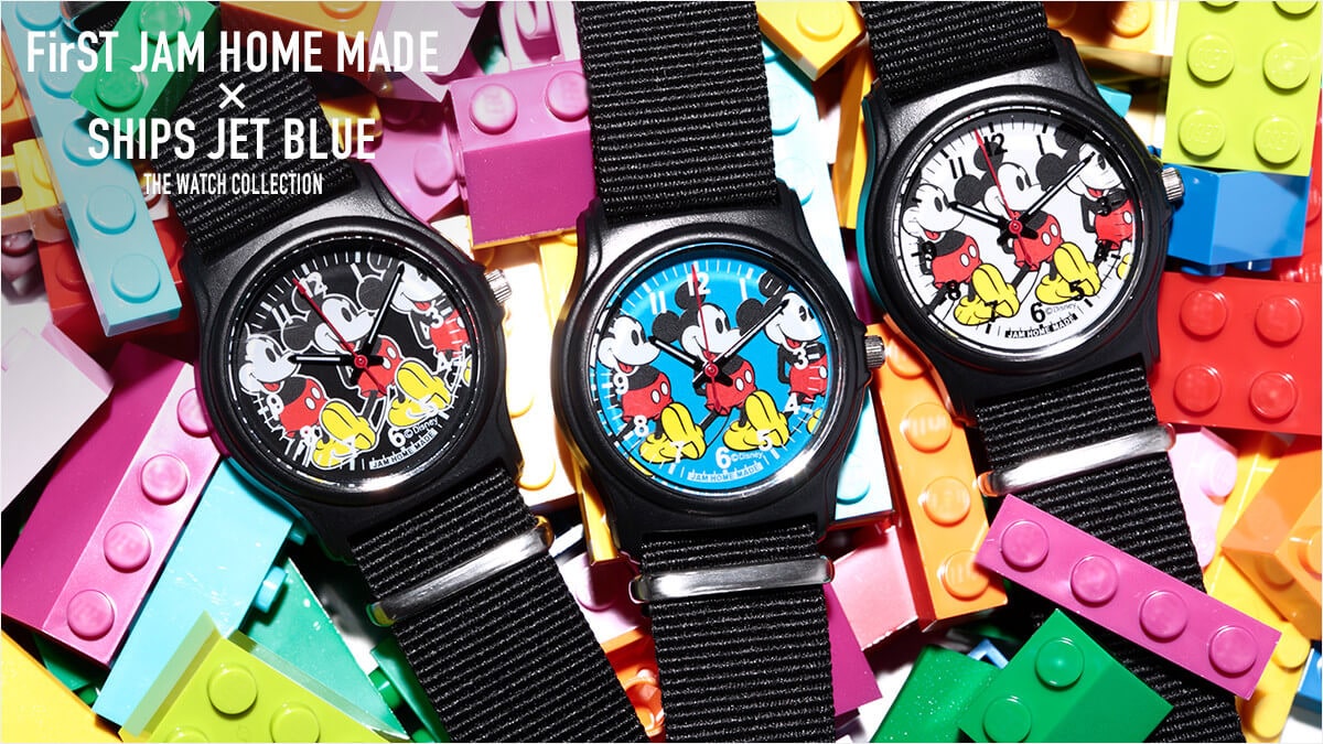 FirST JAM HOME MADE×SHIPS JET BLUE �ŐV�~�b�L�[�E�H�b�`�R���N�V����