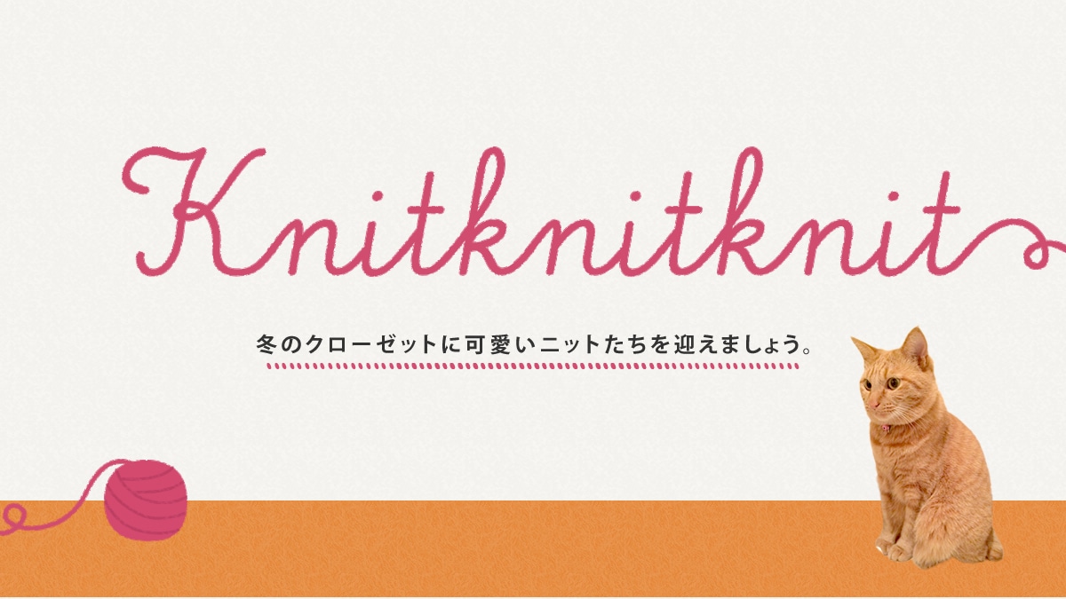 �~�̃N���[�[�b�g�ɉ����j�b�g�������}���܂��傤�B   KNIT! KNIT! KNIT!