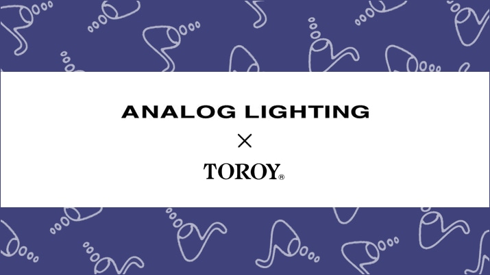 ANALOG LIGHTING × TOROY�̃R���{�A�C�e��