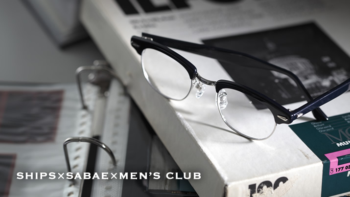 SHIPS × SABAE × MEN'S CLUB�̃R���{�A�C�E�F�A���Ɋ����I