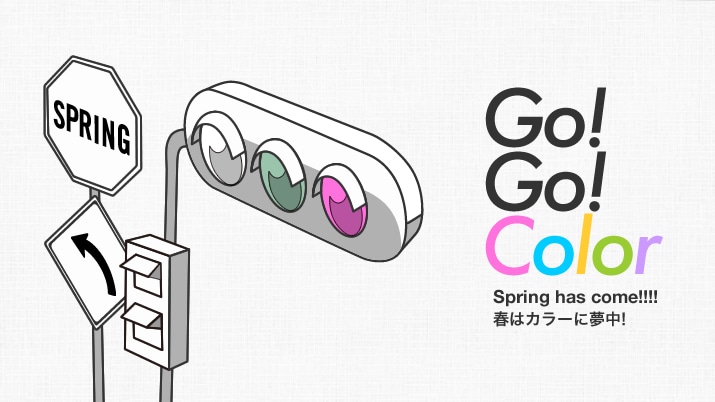 Spring has come!!!!�t�̓J���[�ɖ���!