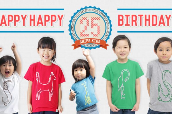 HAPPY HAPPY BIRTHDAY�@SHIPS KIDS�@25th��