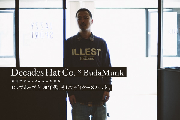 Decades Hat Co.×BudaMunk ���̃r�[�g���C�J�[����� �q�b�v�z�b�v��90�N��A �����ăf�B�P�[�Y�n�b�g�B