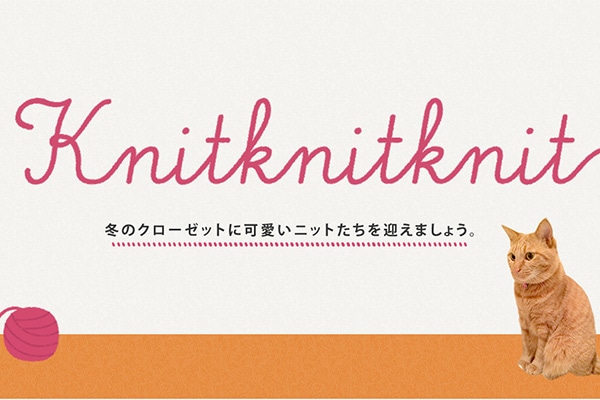 �~�̃N���[�[�b�g�ɉ����j�b�g�������}���܂��傤�B   KNIT! KNIT! KNIT!