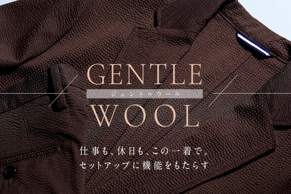 �d�����A�x�����A���̈ꒅ�ŁB�Z�b�g�A�b�v�ɋ@�\�������炷�uGENTLE WOOL�v