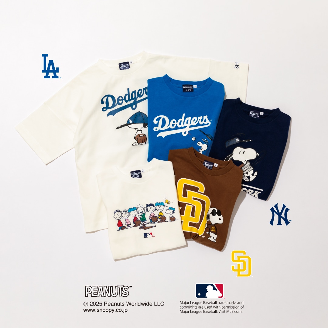 SHIPS KIDS�ɁuPEANUTS×MLB�v�v�����gT�V���c���o��I