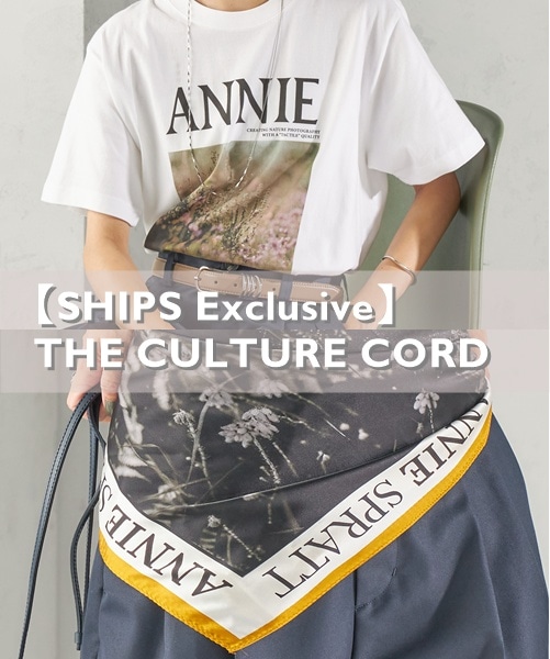 �ySHIPS�ʒ��zTHE CULTURE CORD���T�V���c�E�X�J�[�t�̂��Љ�I