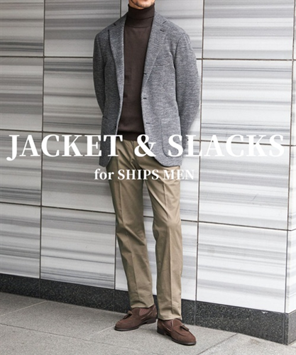 SHIPS DRESS���I�I�������߃W���P�b�g���X���b�N�X